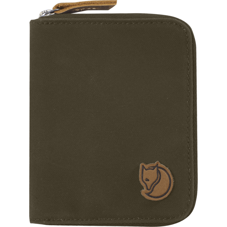 Cartera Con Cremallera De Moda Fjällräven Moda Verde Oliva Oscuro
