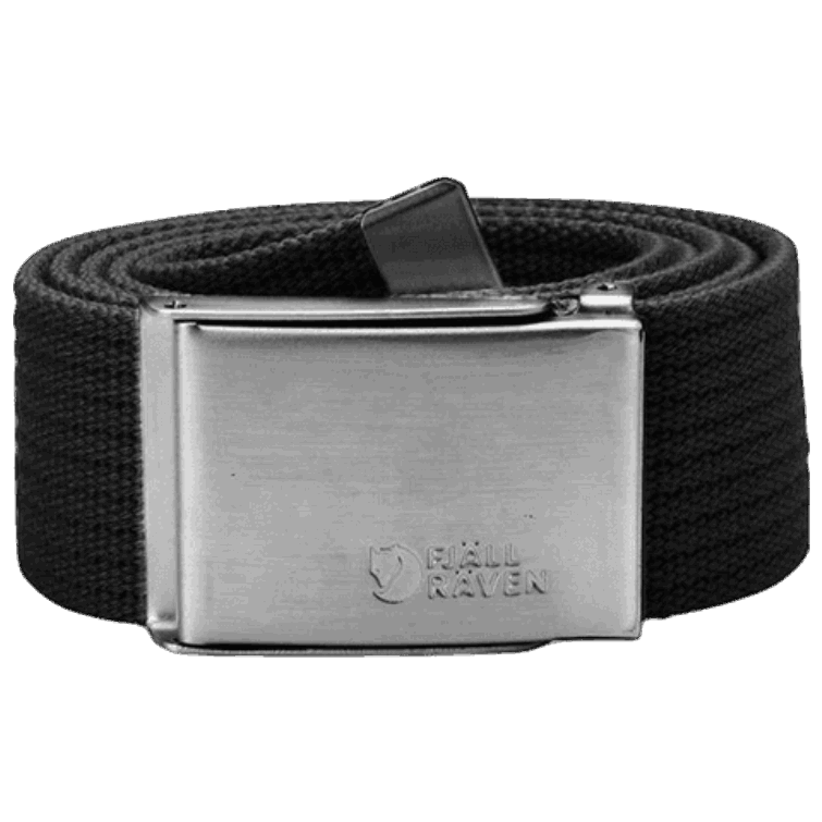 Cinturón De Lona Merano Fjällräven Moda Negro