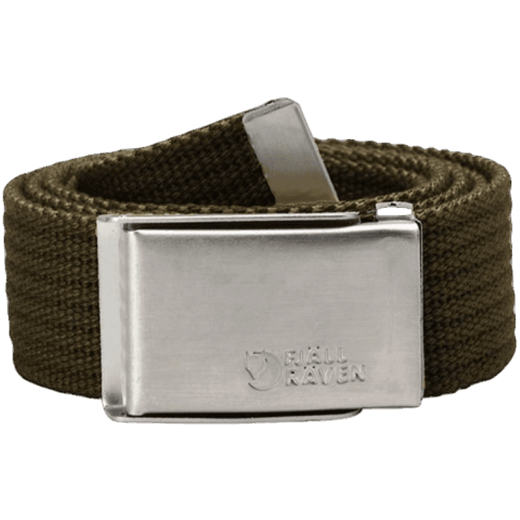 Cinturón De Lona Merano Fashion Fjällräven Verde Oliva Oscuro
