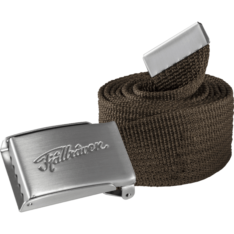 Cinturón Tejido Övik De La Marca De Moda Fjällräven Verde Oliva Oscuro