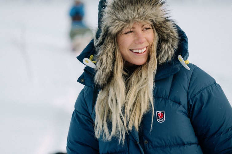 Calentador Nórdico De La Marca De Moda Fjällräven Azul Marino Oscuro