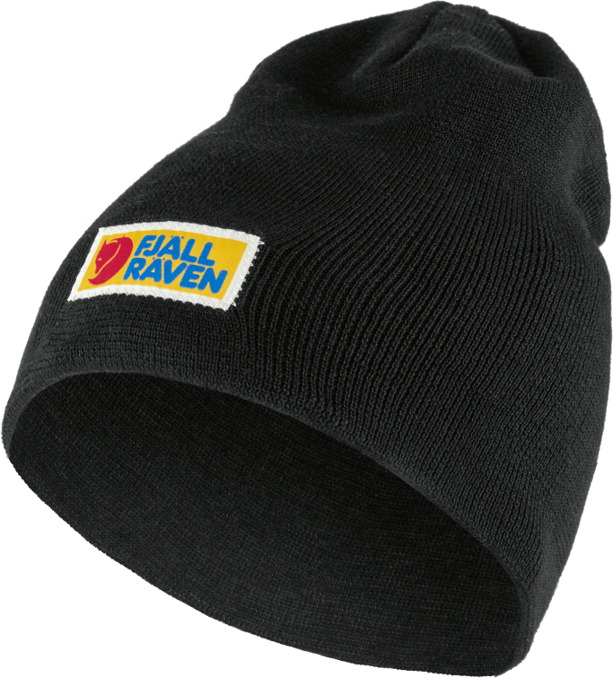 Fjällräven Gorro Negro De Moda Para Todos Los Días