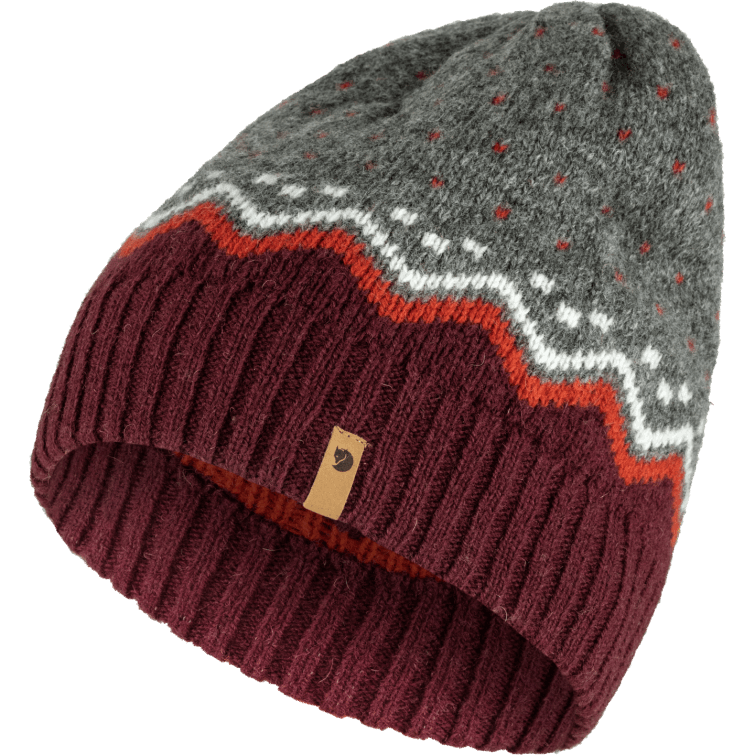 Gorro De Punto Övik - 3 Colores Fjällräven Fashion Granate Oscuro