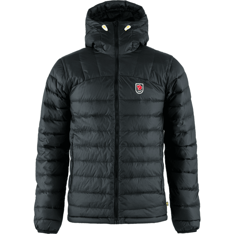 Negro Fjällräven Fashion Expedición Paquete Abajo Sudadera Con Capucha W