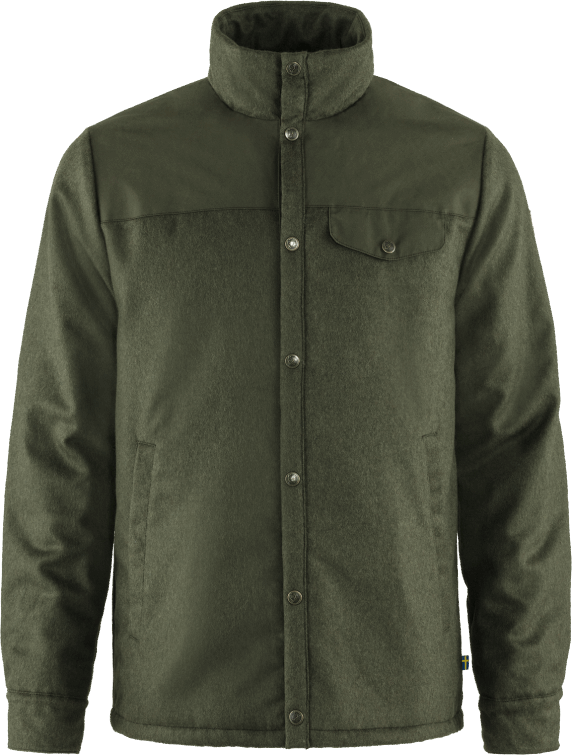 Deep Forest Fjällräven Moda Canadá Chaqueta Acolchada De Lana M