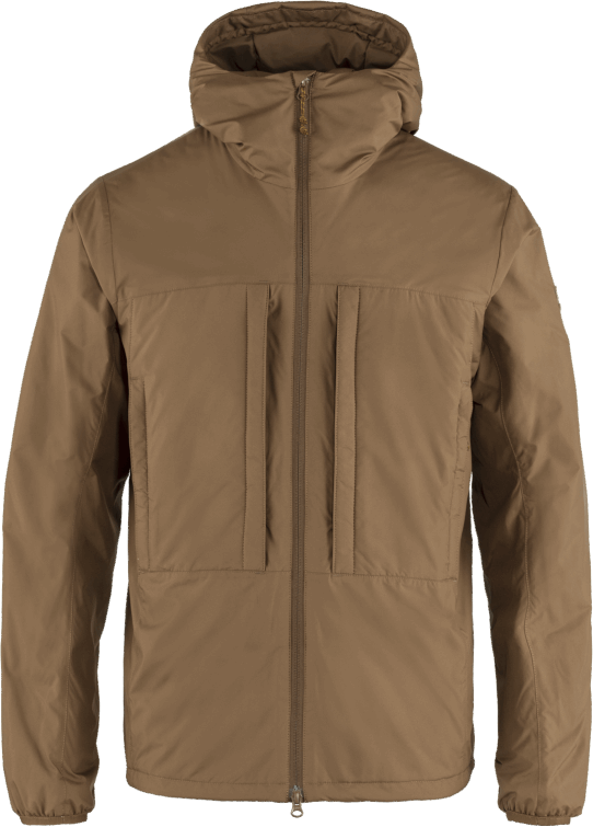 Chaqueta Acolchada De Lana Keb M Fjällräven Moda Madera Marrón