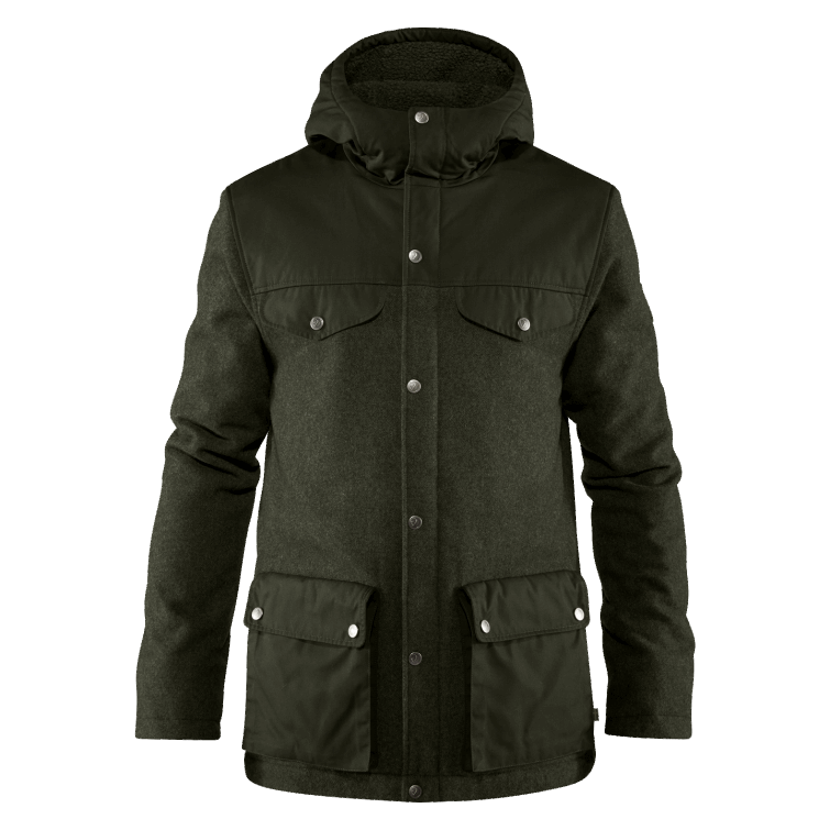 Deep Forest Fjällräven Fashion Greenland Re-wool Chaqueta M - Deep Forest