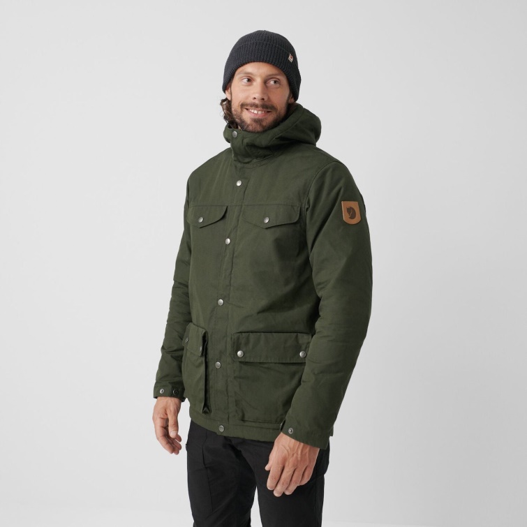 Chaqueta De Invierno Greenland Gris Oscuro M - Moda Fjällräven Gris Oscuro