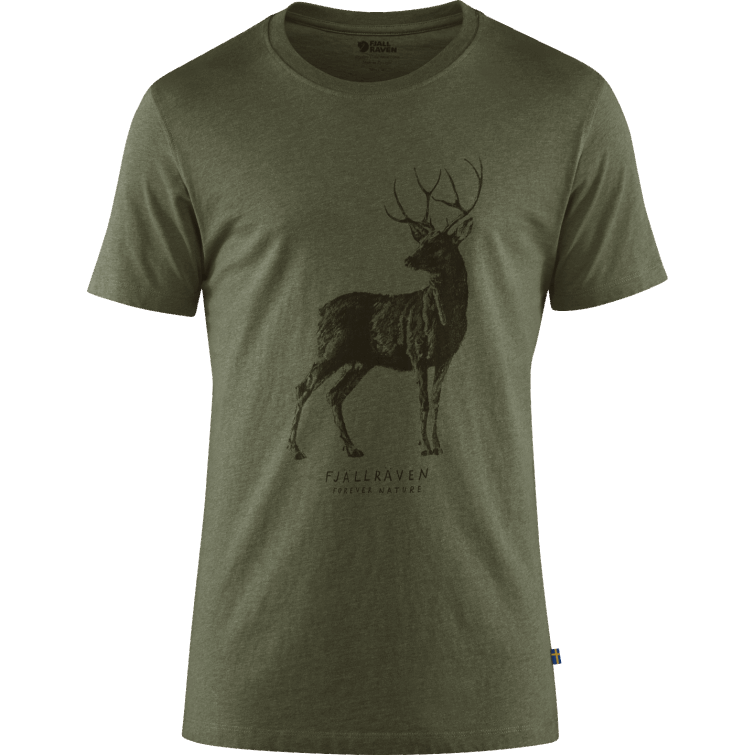 Camiseta Con Estampado De Ciervo M Fjällräven Fashion Tarmac