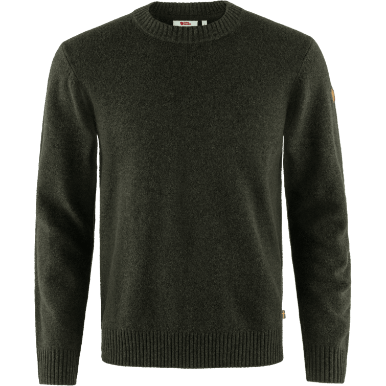 Suéter Con Cuello Redondo Fjällräven Fashion Övik Verde Oliva Oscuro M