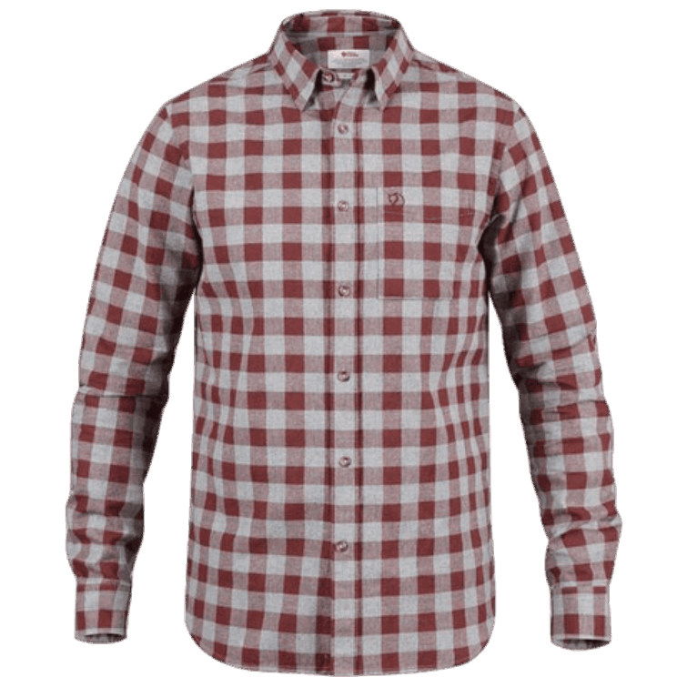 Fjällräven Fashion Övik Camisa A Cuadros Manga Larga M Rojo Roble