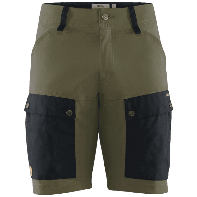 Fjällräven Fashion Keb Shorts M - D Navy Light Olive Dark Navy/light Olive