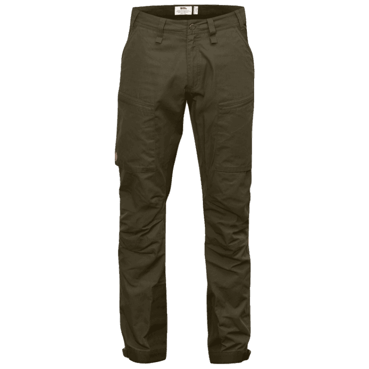 Fjällräven Moda Abisko Lite Trekking Pantalones M Regular Oliva Oscuro-oliva Oscuro