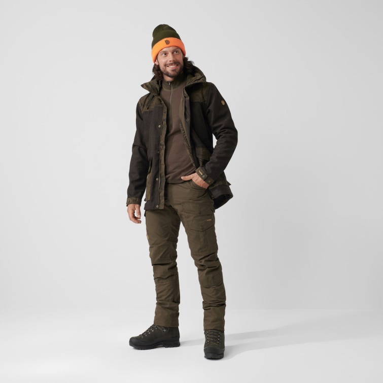 Pantalones De Caza Barents Pro Verde Oliva Oscuro M Fjällräven Moda