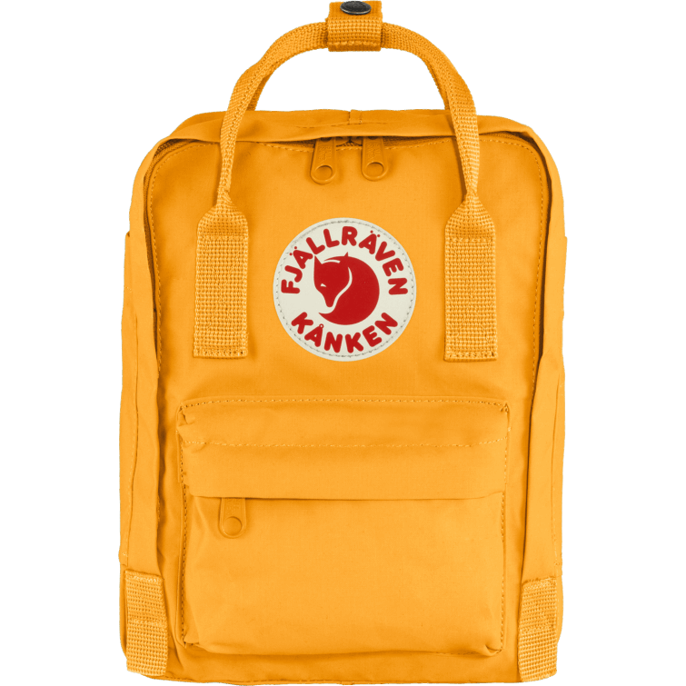 Kånken Mini Marca De Moda Fjällräven Amarillo Cálido