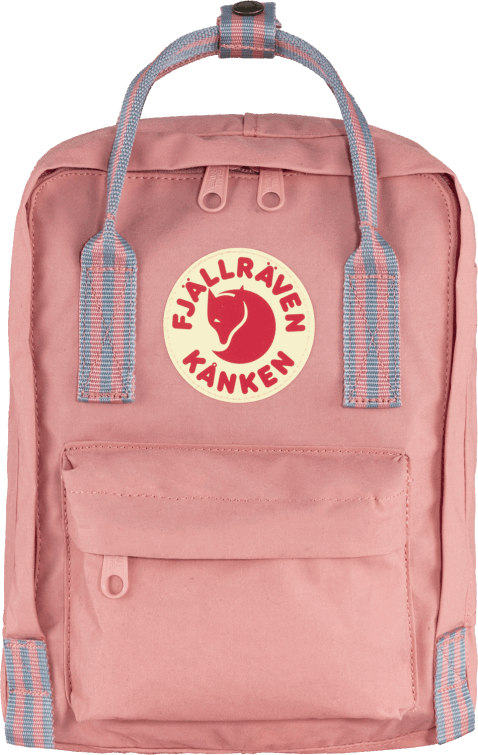 Fjällräven Moda Kånken Mini Rosa-rayas Largas