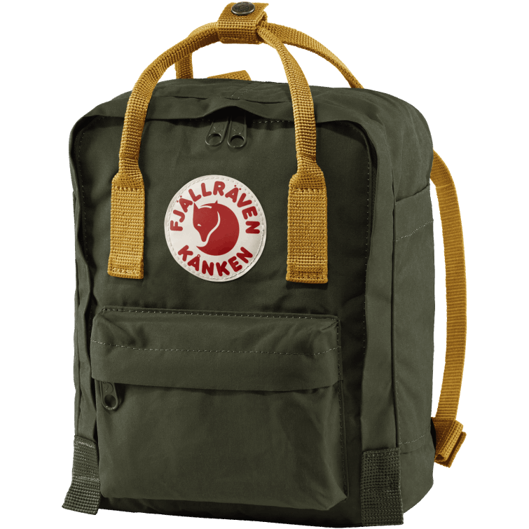 Kånken Mini - Varios Colores Fjällräven Moda Bosque Profundo/bellota