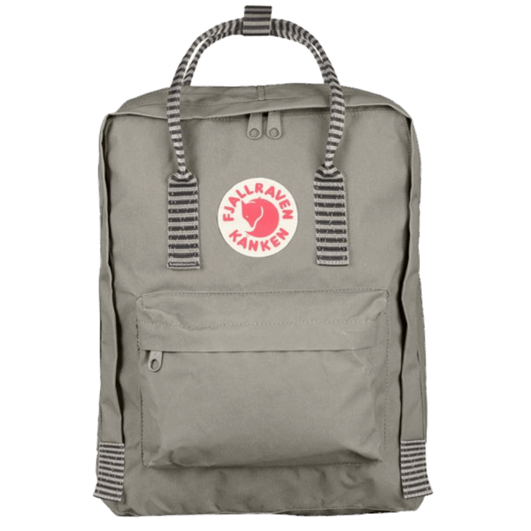 Kånken Mini - Varios Colores Fog/rayas Fjällräven Fashion
