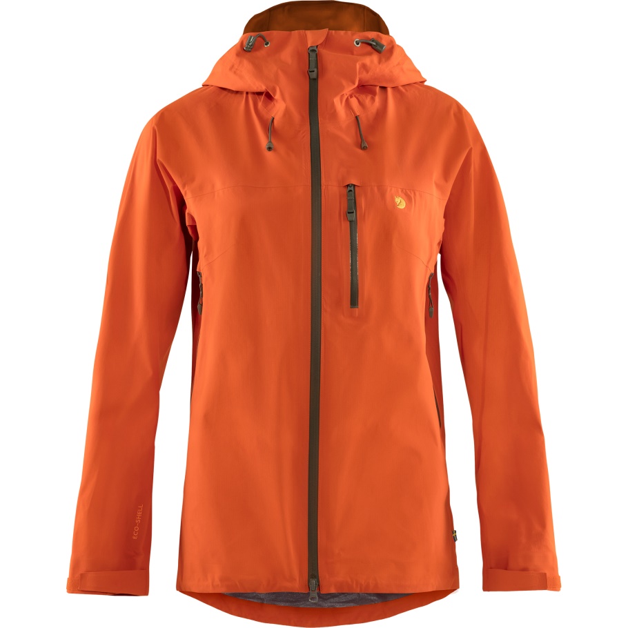 Chaqueta Hokkaido Naranja Bergtagen Lite Eco-shell Con Moda Fjällräven