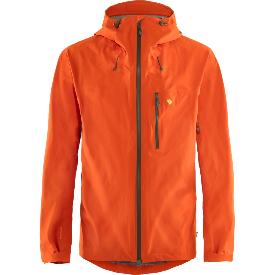 Bergtagen Lite Chaqueta Eco-shell M Fjällräven Marca De Moda Hokkaido Naranja