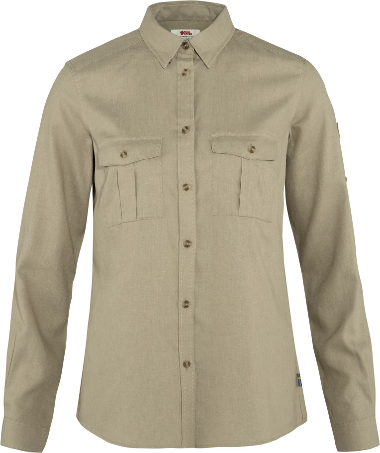 Arenisca Piedra Övik Camiseta De Viaje Manga Larga W Fjällräven Moda