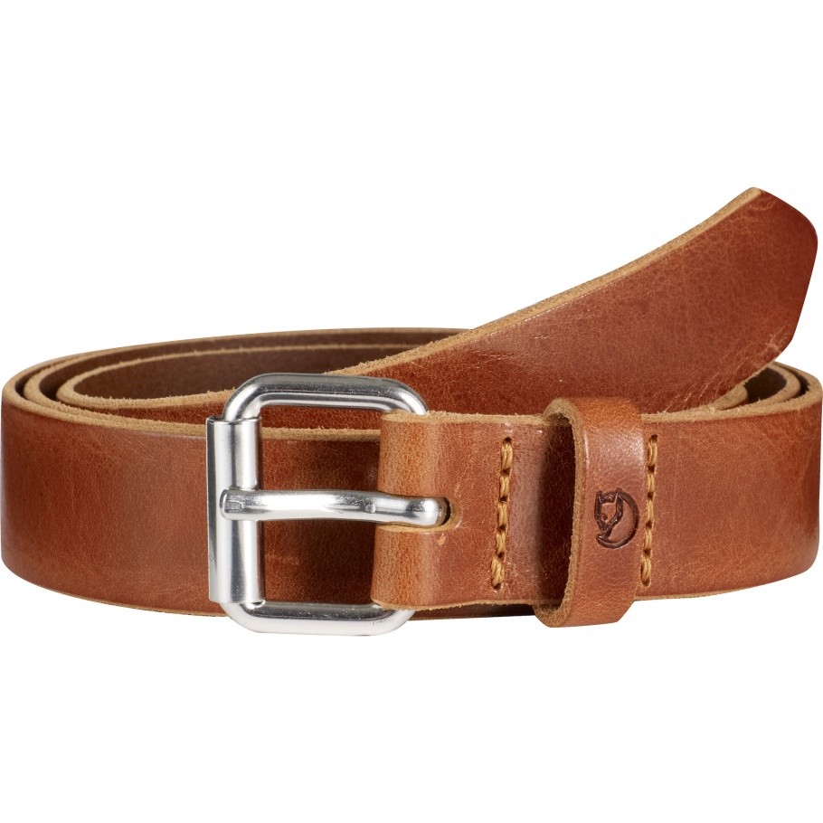 Cinturón Singi 2,5 Cm Cuero Cognac Fjällräven Moda