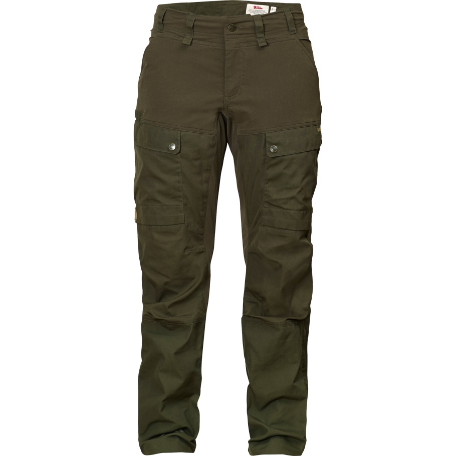 Laponia Pantalones Híbridos W Fjällräven Moda Verde Oliva Oscuro