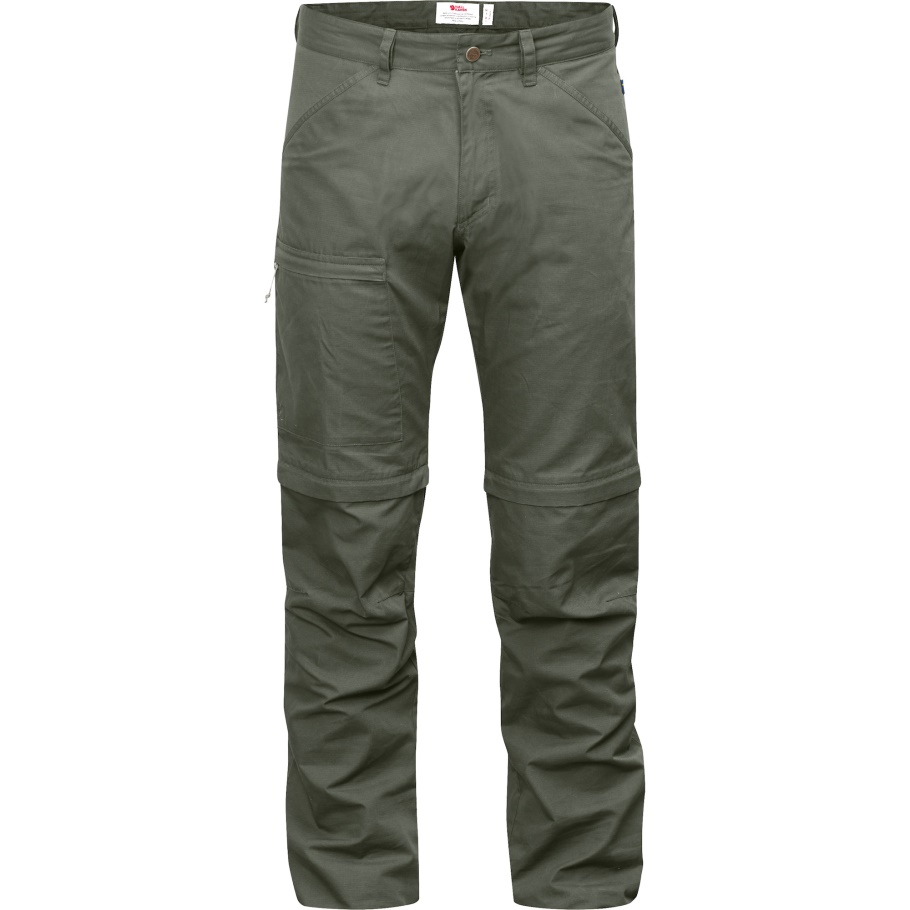 Pantalones Con Cremallera Fjällräven Fashion High Coast Gris Montaña M