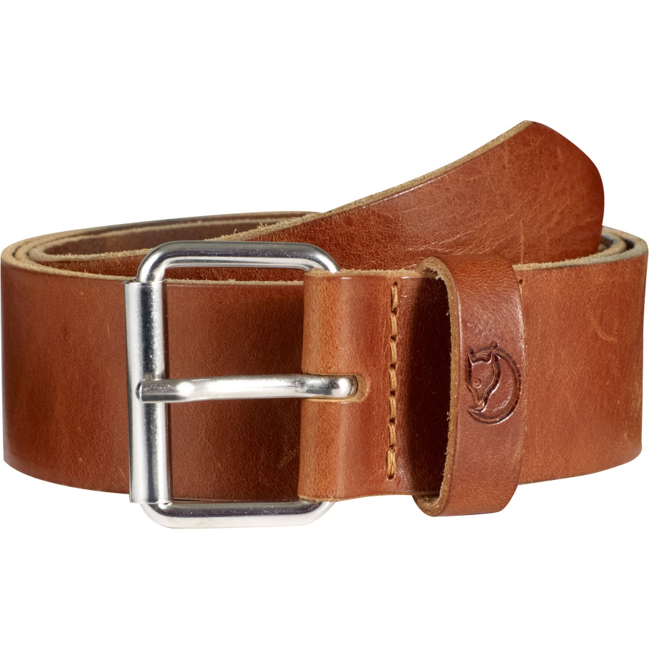 Cinturón Singi De Cuero Coñac 4 Cm Marca De Moda Fjällräven