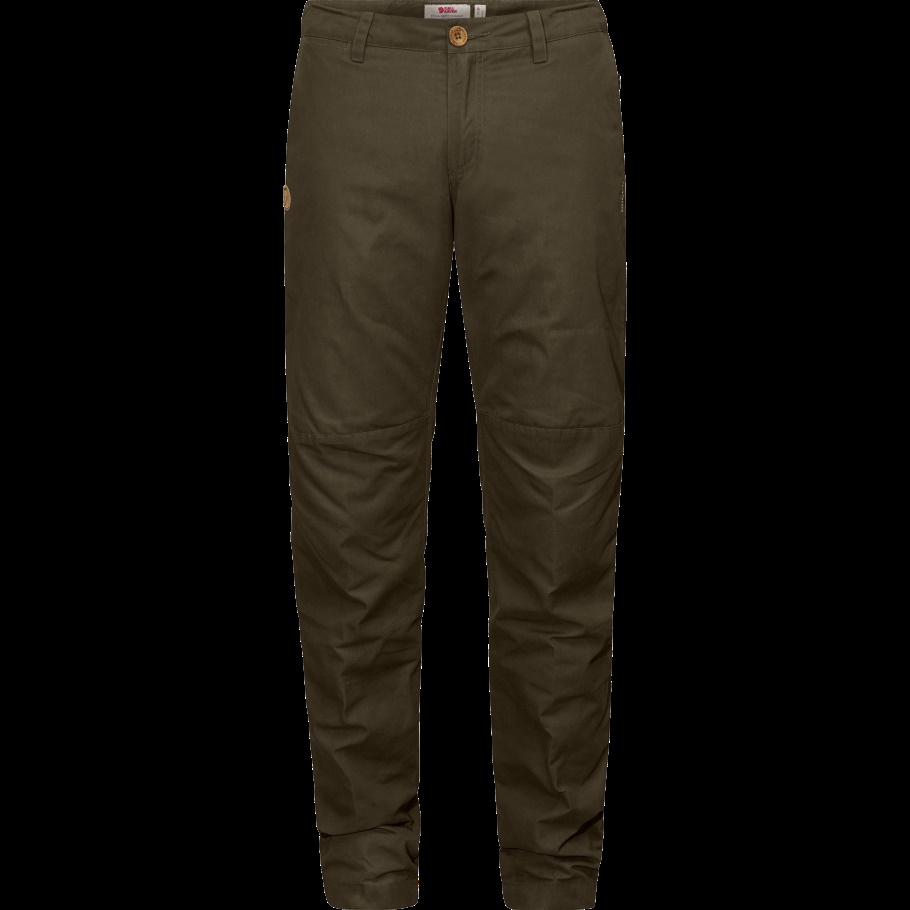 Srmland Tapered Winter Pants W Long Dark Olive Fjällräven Fashion
