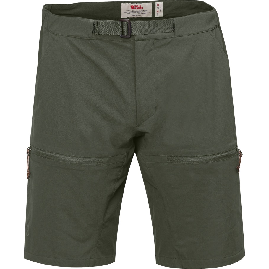 Fjällräven Marca De Moda Pantalones Cortos De Montaña De Alta Costa M Gris Montaña