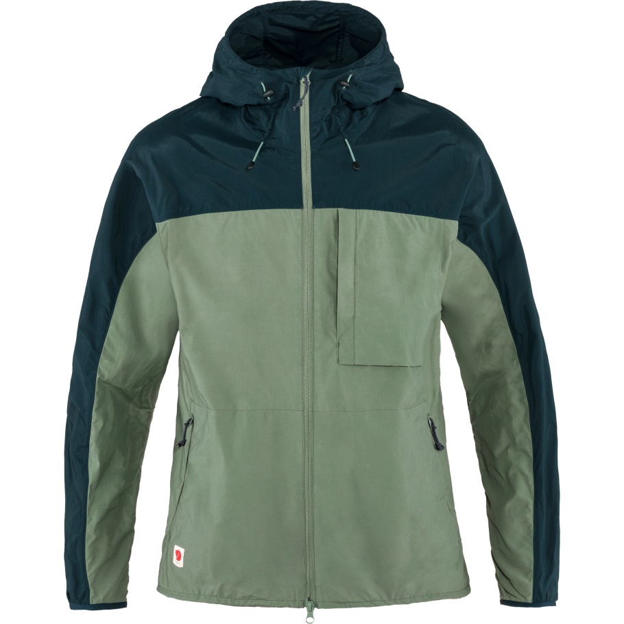 Chaqueta Cortavientos High Coast Verde Pátina M Fjällräven Marca De Moda