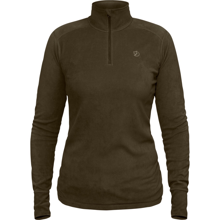 Skare Media Cremallera W Fjällräven Moda Oliva Oscuro