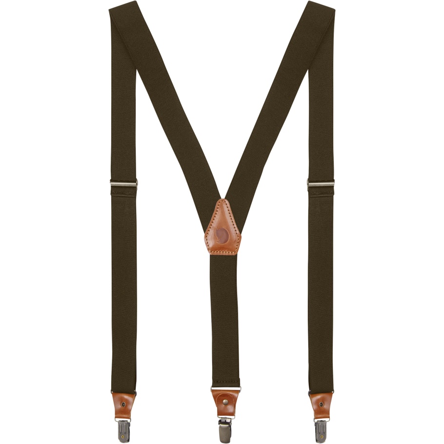 Fjällräven Moda Singi Clip Tirantes Verde Oliva Oscuro