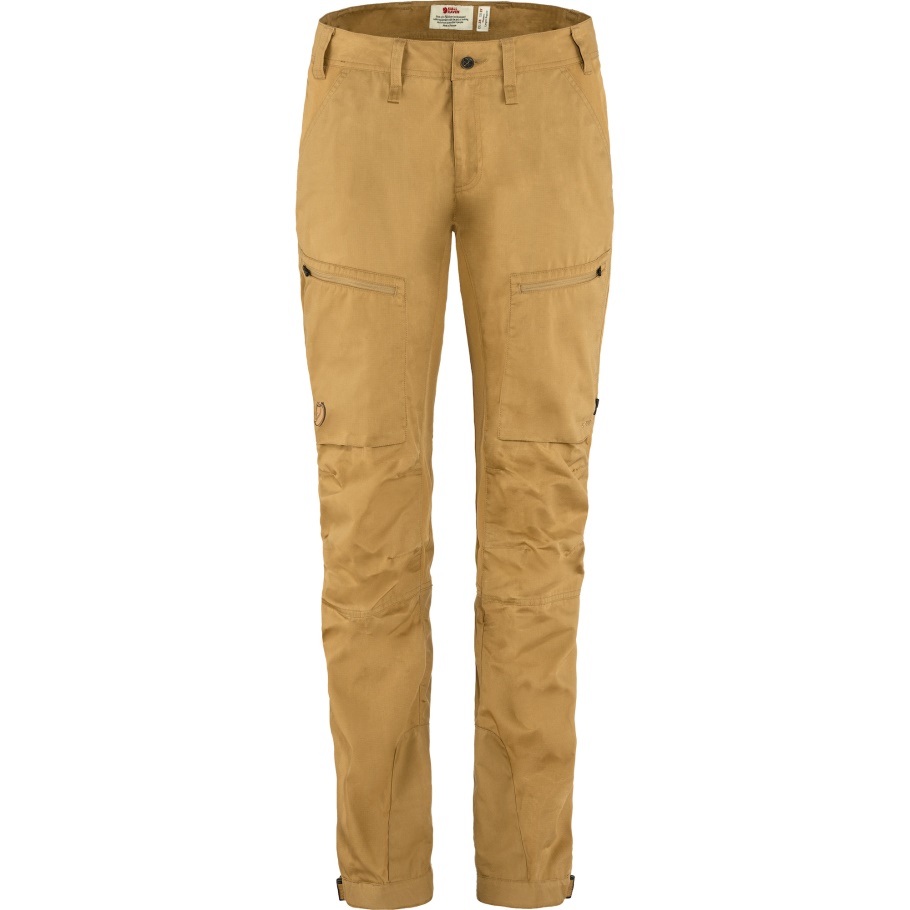 Abisko Lite Trekking Pants W Short Fjällräven Fashion Sarraceno Marrón
