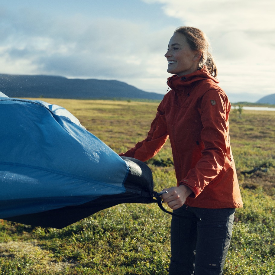 Abisko Lite Trekking Pants W Short Fjällräven Fashion Sarraceno Marrón