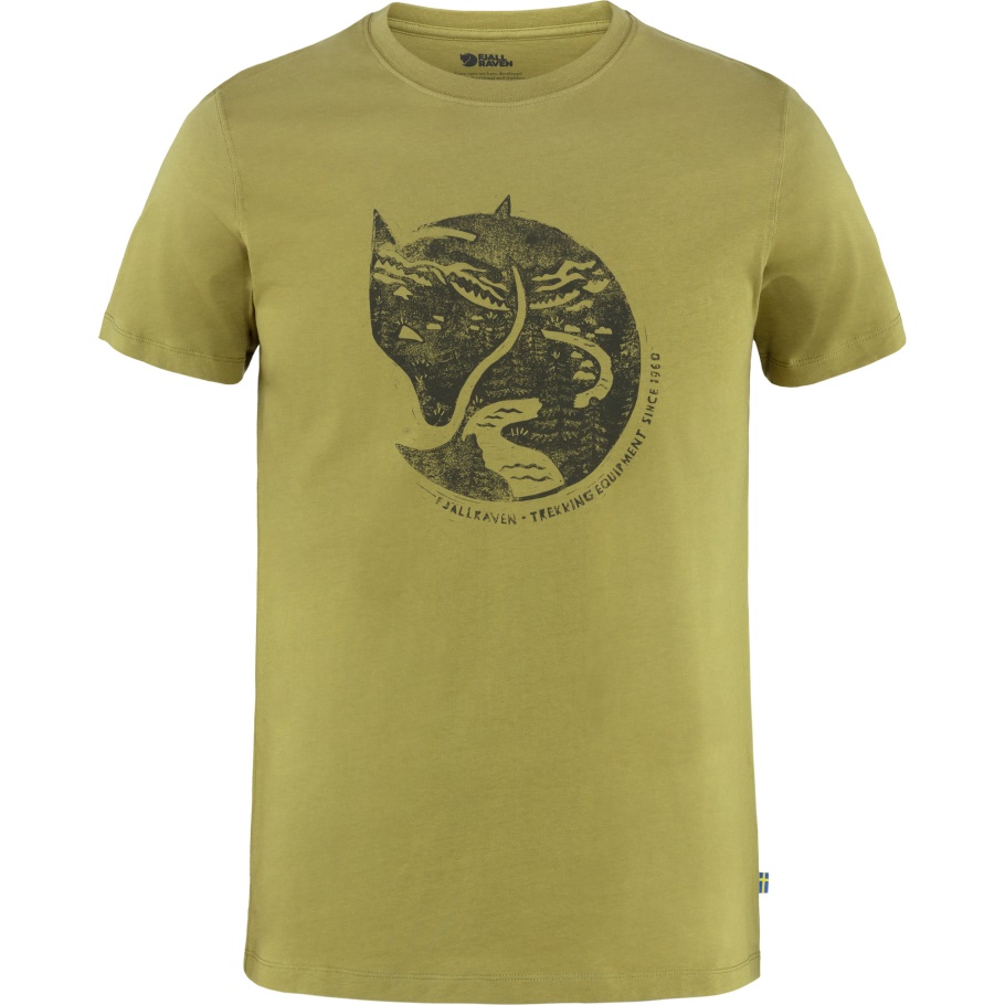 Musgo Verde Zorro ártico Camiseta M Fjällräven Moda