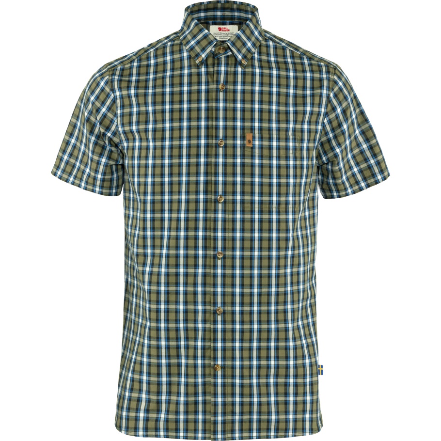 Verde-azul Alpino Fjällräven Fashion Övik Camisa Ss M