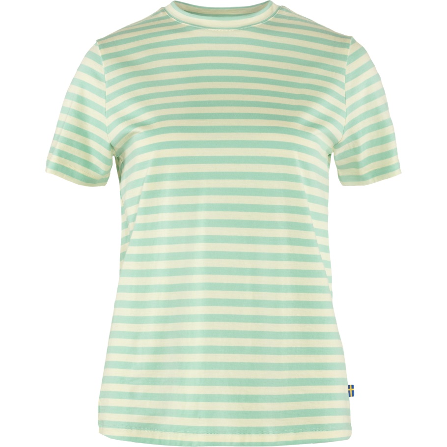 Camiseta A Rayas Art W Fjällräven Fashion Sky-tiza Blanca