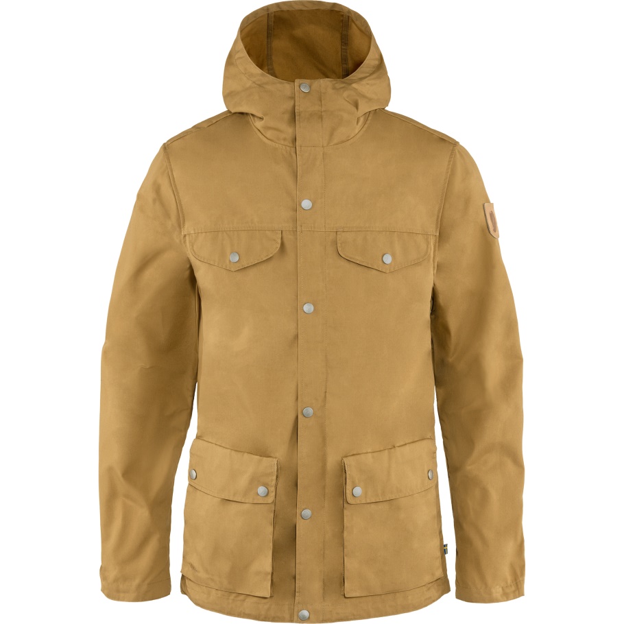 Chaqueta De Groenlandia Marrón Alforfón M Fjällräven Marca De Moda