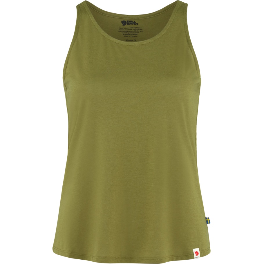 Camiseta Sin Mangas High Coast Lite W Fjällräven Fashion Verde Musgo