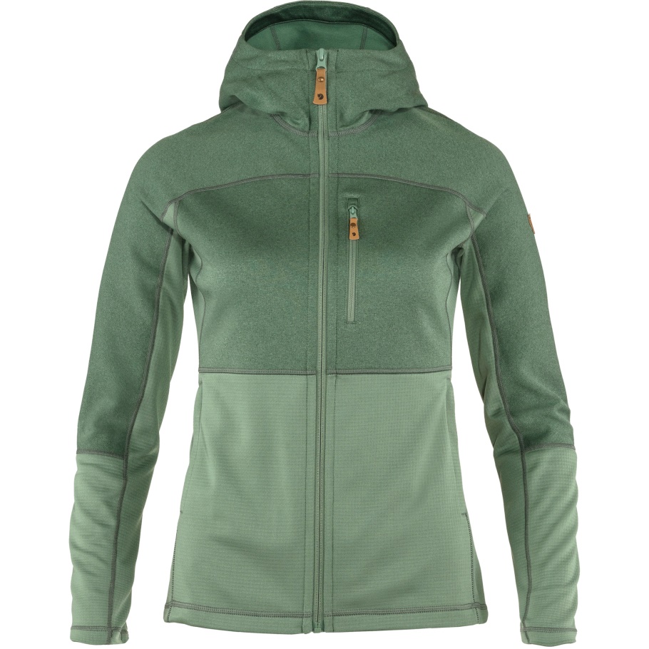 Fjällräven Moda Pátina Verde Abisko Trail Fleece W