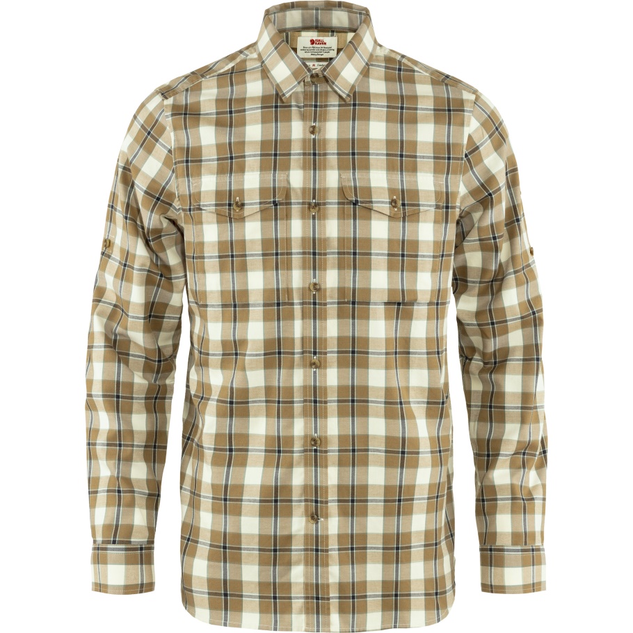 Fjällräven Fashion Sarraceno Marrón-patina Verde Singi Camisa De Franela Ls M