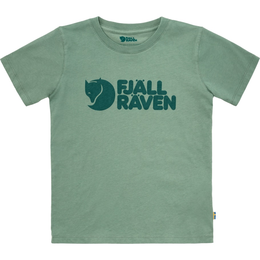 Camiseta Infantil Logo Fjällräven Fashion Verde Pátina