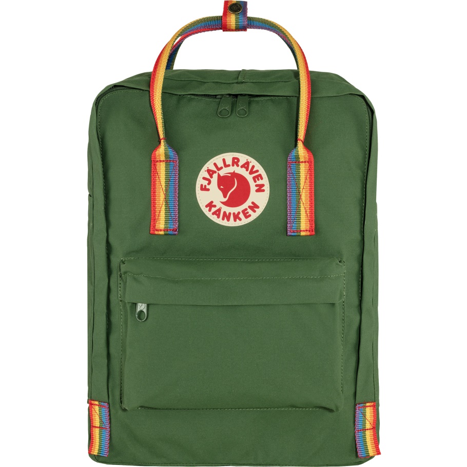 Abeto Verde-arco Iris Patrón Kånken Arco Iris Fjällräven Moda