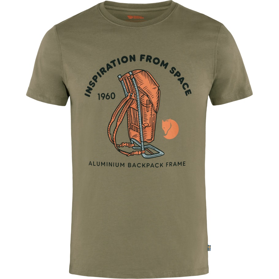 Espacio Camiseta Estampado M Fjällräven Moda Verde