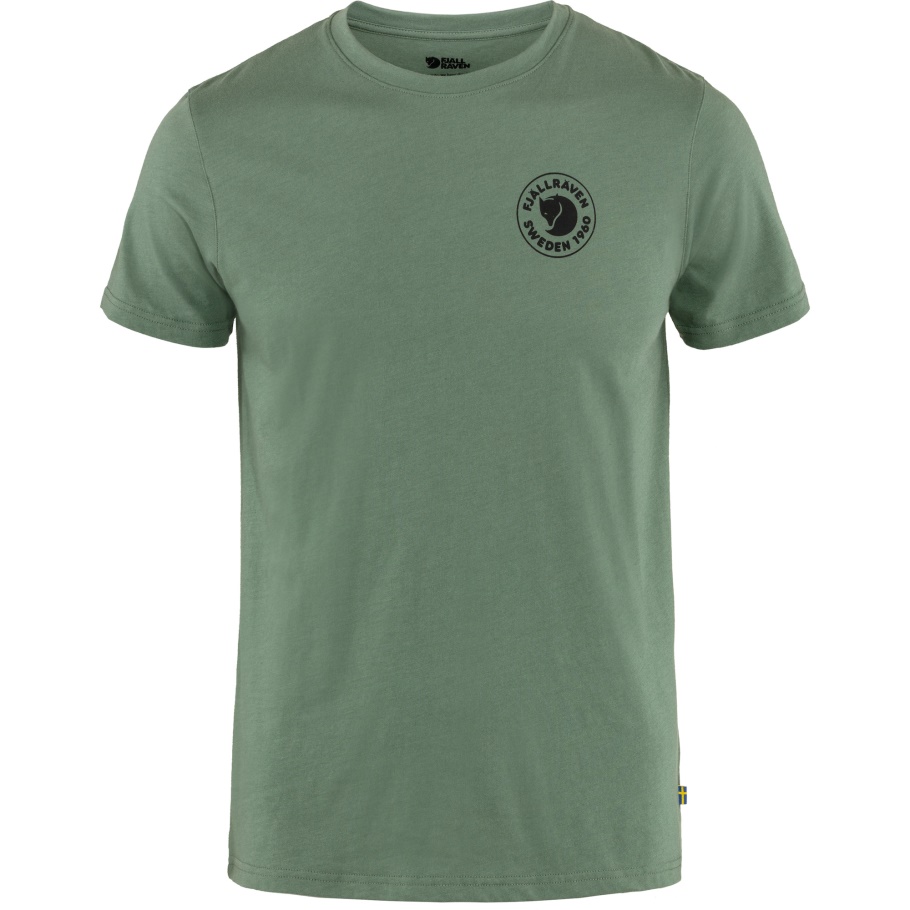 Pátina Verde Fjällräven Moda 1960 Logo Camiseta W