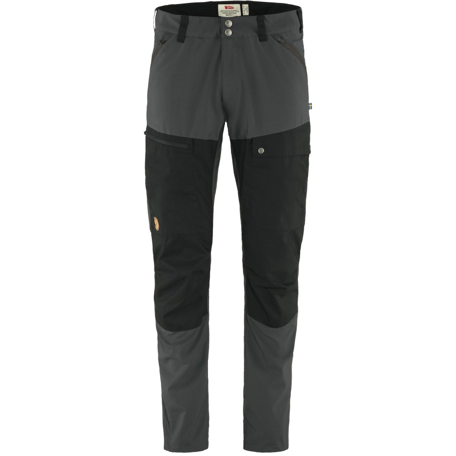 Fjällräven Moda Gris Oscuro-negro Abisko Midsummer Pantalones M Largo