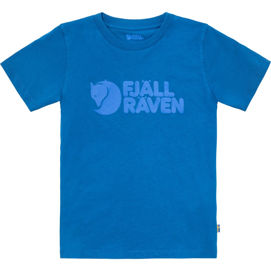 Camiseta Con Logo Para Niños Fjällräven Fashion Azul Alpino