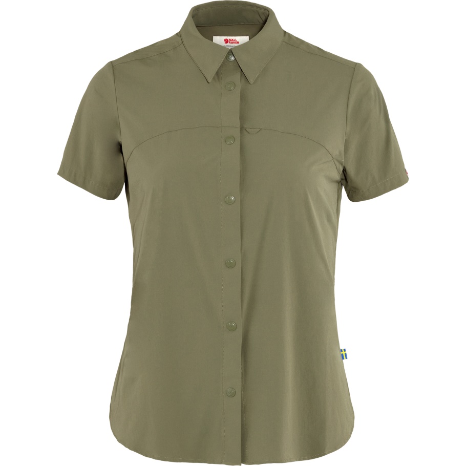 Fjällräven Moda Alta Costa Lite Camisa Ss W Verde